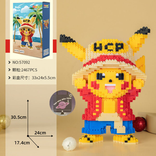 Lego Pikachu Luffy